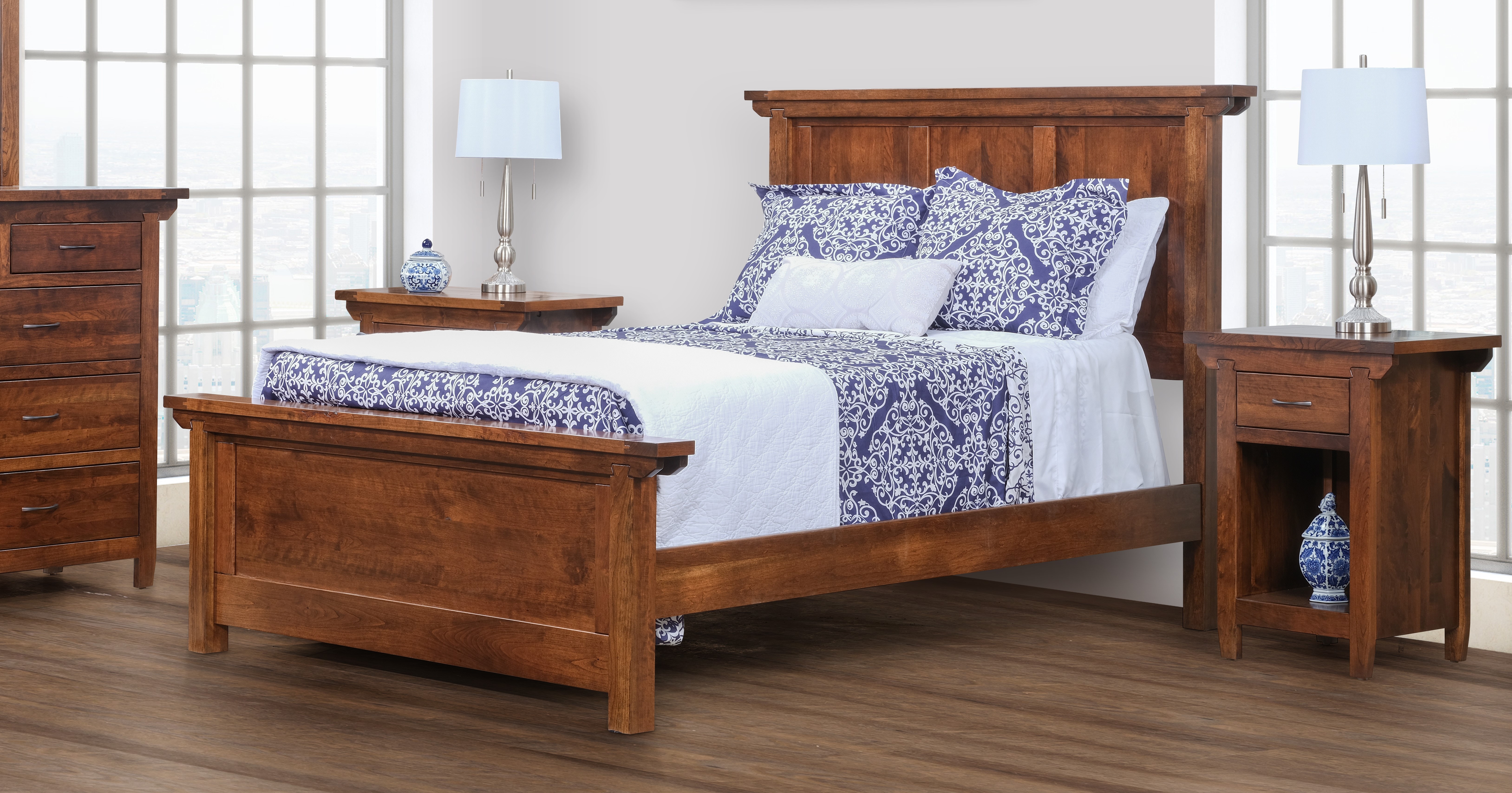 Briarwood Hand Joinery Eastern King Panel Bed is available in the